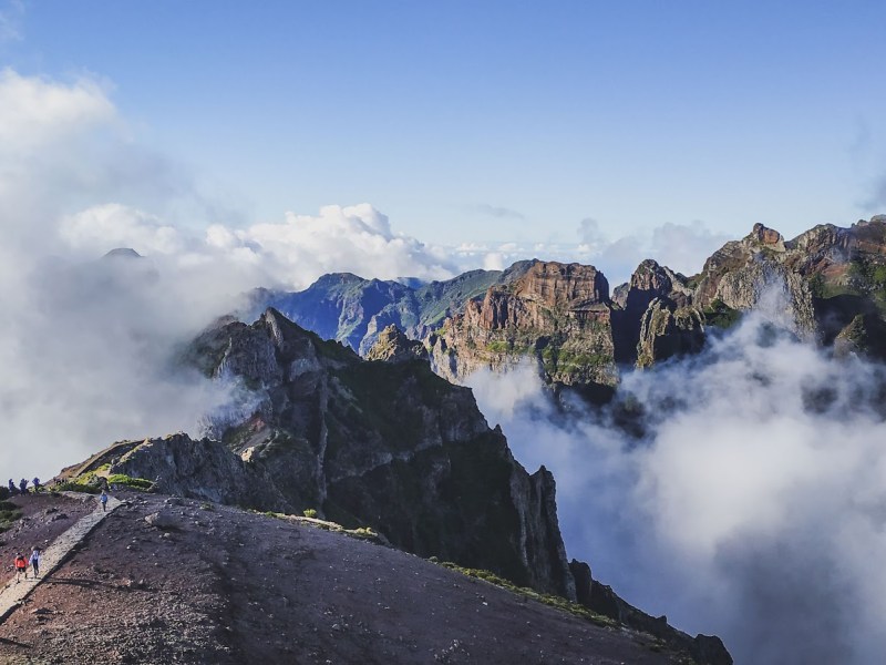 [portugalia] Z głową w chmurach czyli spacer szczytami Madery