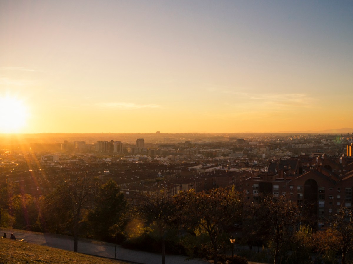 [eurotrip] Zachód słońca nad Madrytem